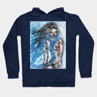 Collagraph Print Hoodie